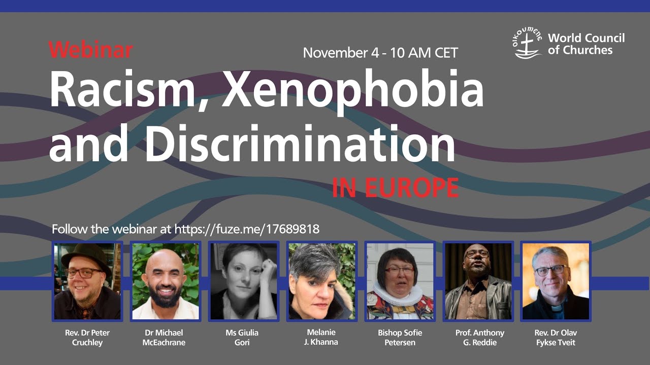 WCC Webinar On Racism And Xenophobia In Europe - YouTube