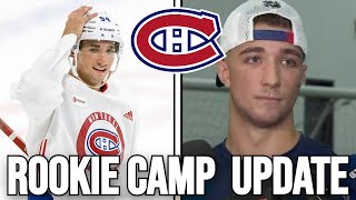LOGAN MAILLOUX CAN BE BETTER - HABS ROOKIE CAMP UPDATE & MONTREAL CANADIENS NEWS TODAY