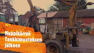 Hiab-kärrystä ensikokemukset, tankkimuutoksen jälkeen