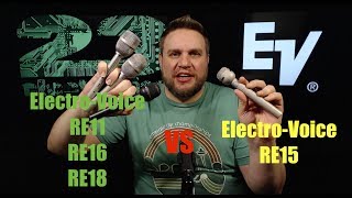 Electro Voice RE15 vs RE11 RE16 RE18 SM57 (Vocal/Acoustic Guitar) Mic Review Shootout Comparison