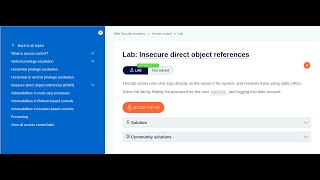 Portswigger: Insecure direct object references