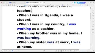 -English grammar lessons- ኣጠቓቕማ ናይ when and while - ኣብ ዝርርብ ዝጠቕሙና