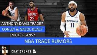 NBA Trades: Anthony Davis Rumors, Celtics & Lakers, Mike Conley & Marc Gasol And Knicks Plans