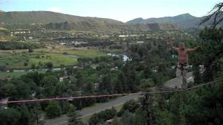 Durango Slackline- Two Trees One Rock Highline