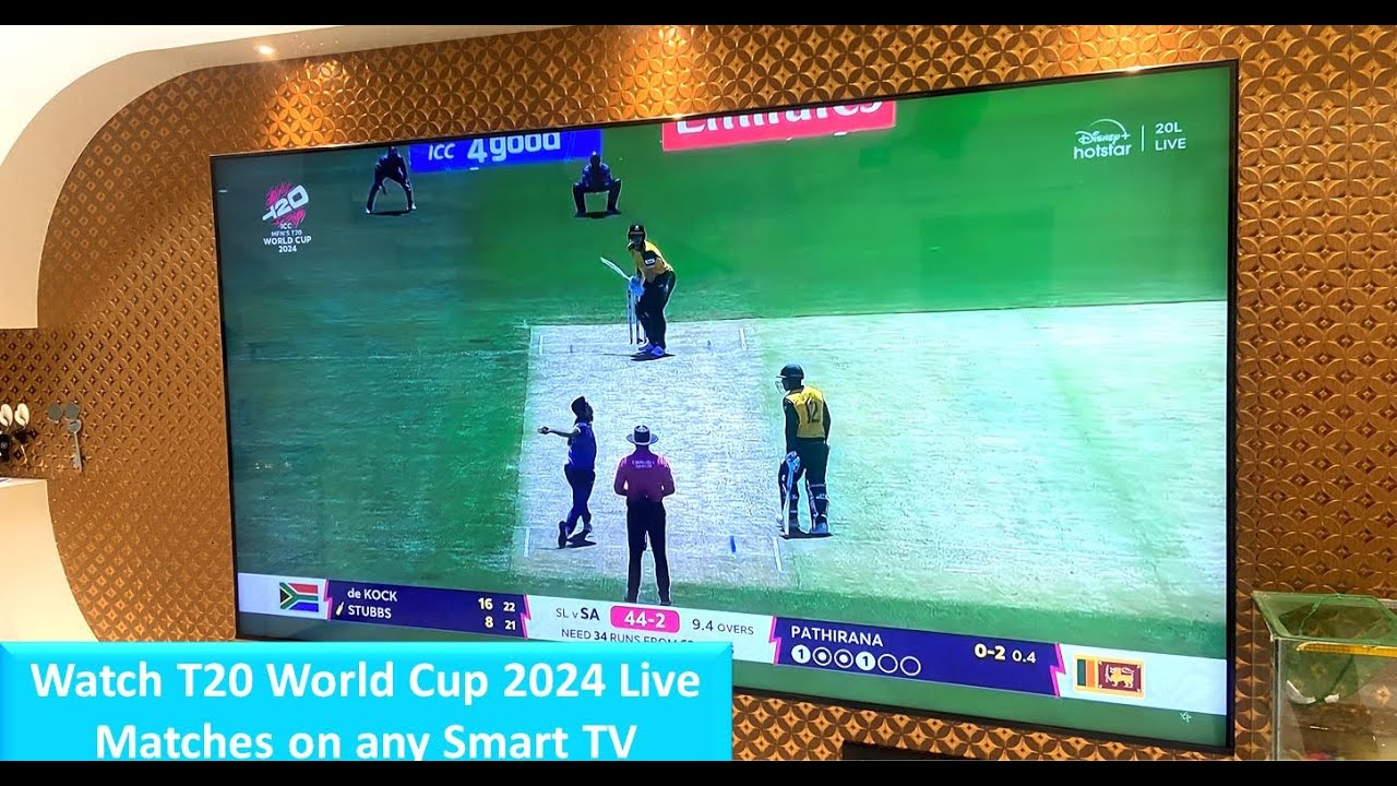 How To Watch T20 World Cup 2024 Live Matches On Any Smart TV - YouTube