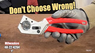 Milwaukee 48-22-4204 1" PEX and Tubing Cutter Review