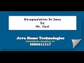 encapsulation in java