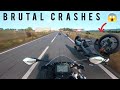 EPIC & CRAZY MOMENTS | MOTORCYCLE CRASHES YOU NEED TO SEE MotorHub_089