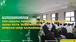 Kegiatan Penandatanganan Kerjasama BAZNAS Kota Tasikmalaya dan UINSI Samarinda