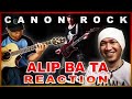 ALIP BA TA - CANON ROCK - fingerstyle guitar cover | Reaction Video