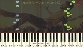 MASTER - VAATHI COMING (EASY TO PLAY) VERSION FOR BEGINNERS