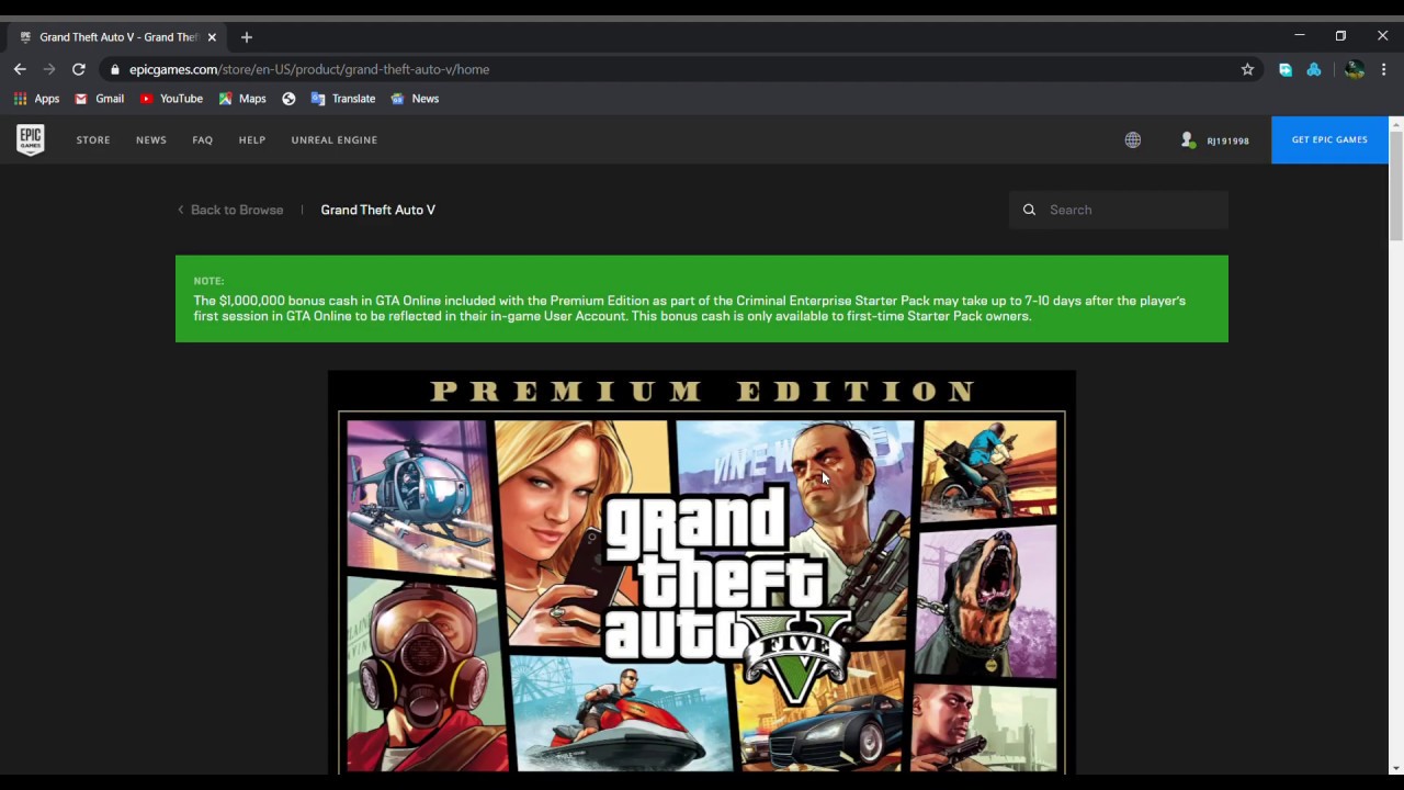 How Do Download GTA 5 Free By Epicgame .... - YouTube