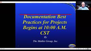 Documentation Best Practices for Projects Webinar