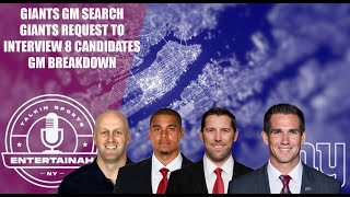 New York Giants | Giants GM Search- Request 8 candidates to come in  | Will Joe Judge be back?