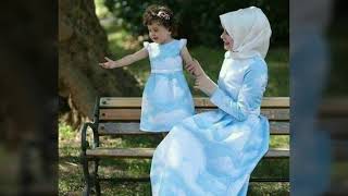 Muslim mother \u0026 daughter in similar dress😍