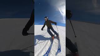 3600m - zjazd z lodowca #ski #glacier #snow