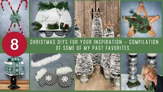 Compliation of 8 of my Favorite Farmhouse Christmas DIYs/Inspiration