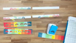 How to Create a Border With the Over the Rainbow Punch by Creative Memories