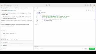 3192. Minimum Operations to Make Binary Array Elements Equal to One II (Leetcode medium)