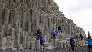 Islandia, 05. Czarna plaża, jest i wodospad