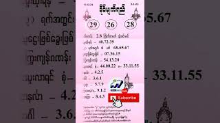 30မှ3-1-2025အထိအပတ်တိုင်းမှန်နေတာမို့တင်ပေးတာပါ#2d #3d #2d3dmyanmar #2d3d#2d #တပတ်စာမွေးကဒ်