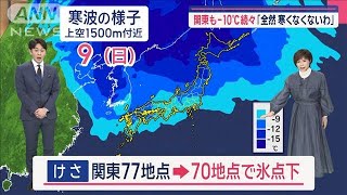 【関東の天気】大寒波の影響…この冬一番の寒い朝【スーパーJチャンネル】(2025年2月5日)