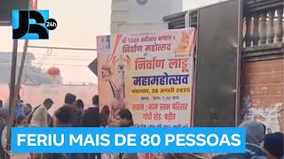 Queda de palco durante evento deixa ao menos cinco mortos na índia