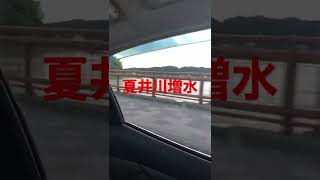 夏井川増水　台風19号