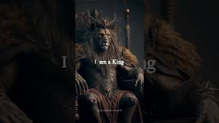 Attitude - Lion King - I am a King 🦁 👑 #shorts #attitude #status #lionking