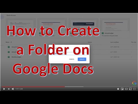 How to Create a Folder in Google Docs on PC and Mobile App