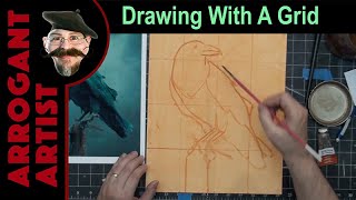 Drawing With A Grid Before Painting