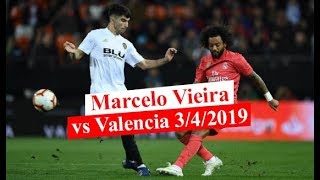 Marcelo Vieira vs Valencia | Amazing Skills, Passes, Dribbles, Shots and Tackles |3/04/2019