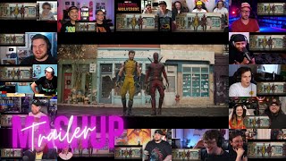 Deadpool & Wolverine - Official Trailer Reaction Mashup - 😎😂 - Ryan Reynolds & Hugh Jackman