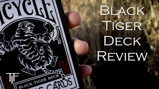 Ellusionist Black Tiger Playing Cards - Deck Review