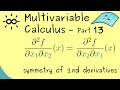 Multivariable Calculus 13 | Schwarz's Theorem