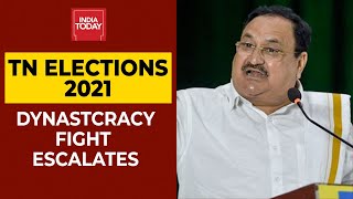 Dynastcracy Fight Escalates In TN| DMK Stands For Dynasty, Money And Katta Panchayat: JP Nadda