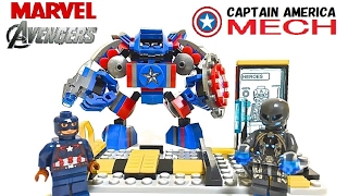 【LEGO MARVEL】ミニフィグの顔が変?!　第3弾のキャプテンアメリカのバスターマシンをレビュー!!　レゴ マーベルスーパーヒーローズ  CAPTAIN's BUSTER MACHINE