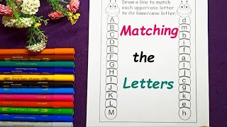 A to z matching |Alphabet Matching|Matching a to z|match letters|matching uppercase to lowercase