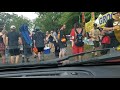 Driving through the Juggalo Gathering