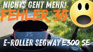 Segway E300 SE bei Probefahrt Fehlercode 35 #ERoller #escooter #segway #error