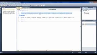 Visual Basic 2010 Hello World - Tutorial 1