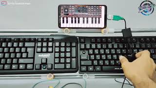 TUTORIAL menghubungkan 2 keyboard untuk bermain musik menggunakan apk ORG 2020-2021 part 1