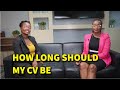 How Long Should My CV Be