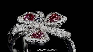 粉紅鑽石戒指 FANCY INTENSE PINK DIAMOND RING - ARGYLE PINK DIAMONDS - Kowloon Diamonds｜九龍鑽石行