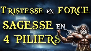 4 PILIERS STOICIENS pour transformer les moments difficiles en opportunités, la TRISTESSE EN FORCE!