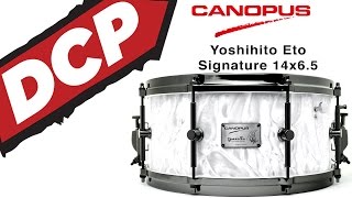 DCP Review: Canopus Signature Series Maple/Birch Snare Drum 14x6.5