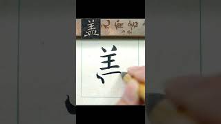 盖－褚遂良《雁塔聖教序》臨摹  #calligraphy #書法