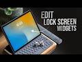 How to Edit Widgets on iPad Lock Screen (tutorial)
