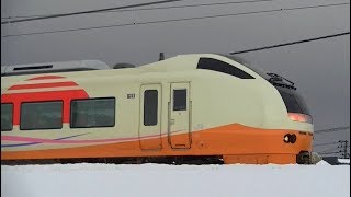 臨時快速「十日町雪まつり号」E653系U-102編成　9732M信越本線上り