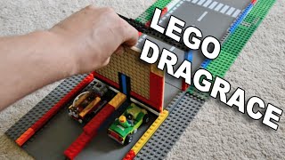 Lego City DRAG RACE !! cars and track and fun !!